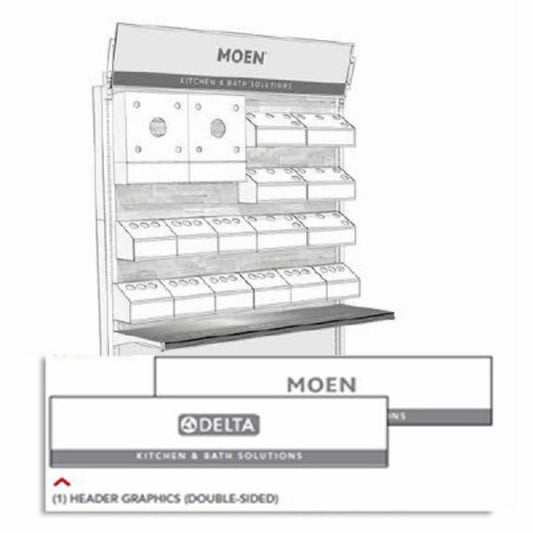 4'Moen Delta Faucet Kit