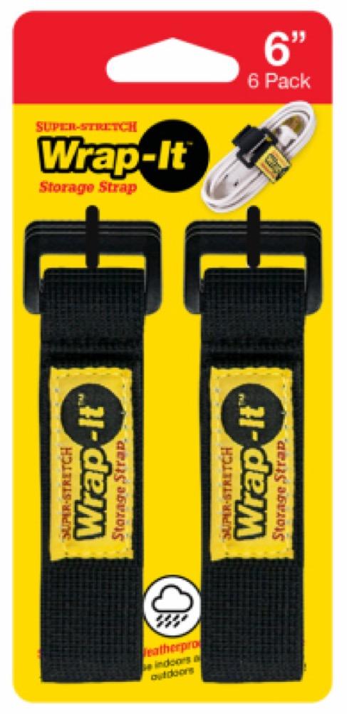 6PK 6" Stretch Straps