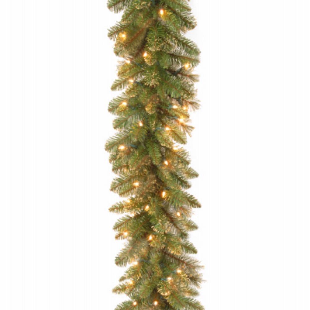 HW 9' GLD Brist Garland