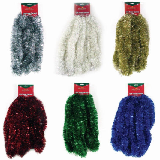18'Silky Tinsel Garland