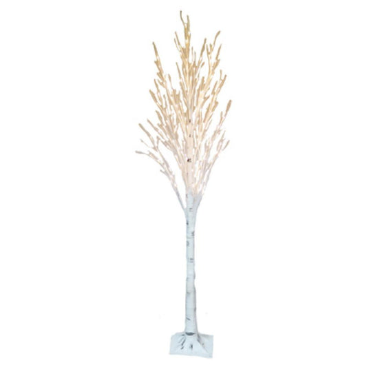 6' Birch LED Twig Tree