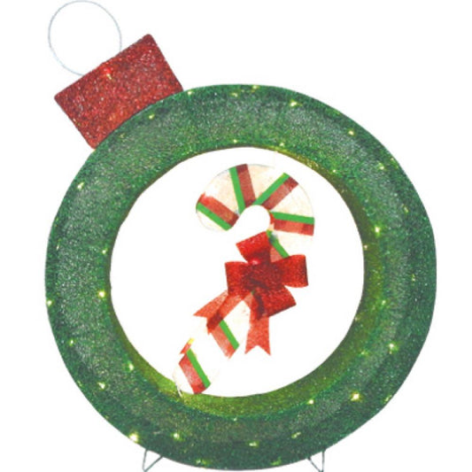 HW Candy Cane Ornament