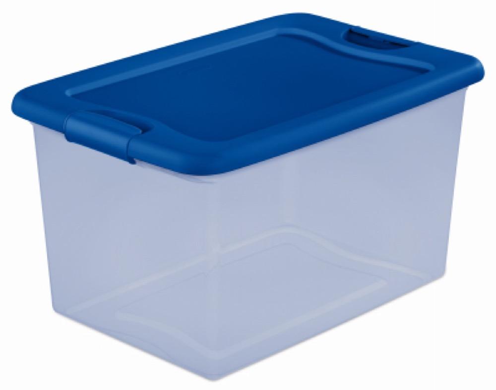 64QT BLU Latch Stor Box