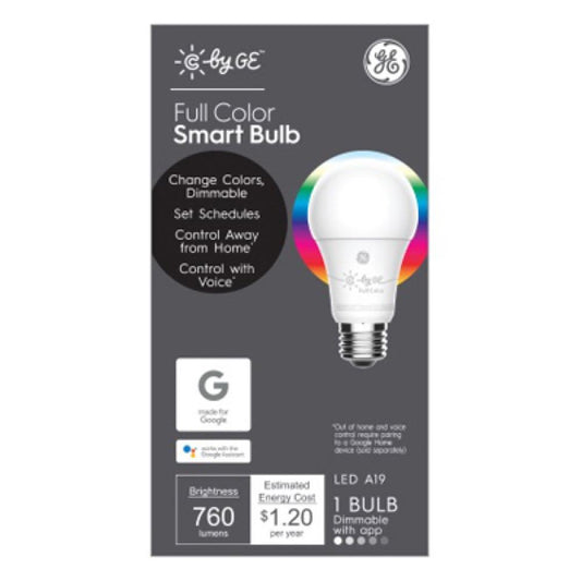 GE 11W C Color A19 Bulb
