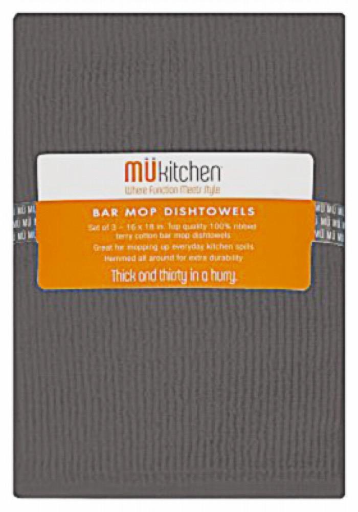 3PK Slat Bar Mop Towels