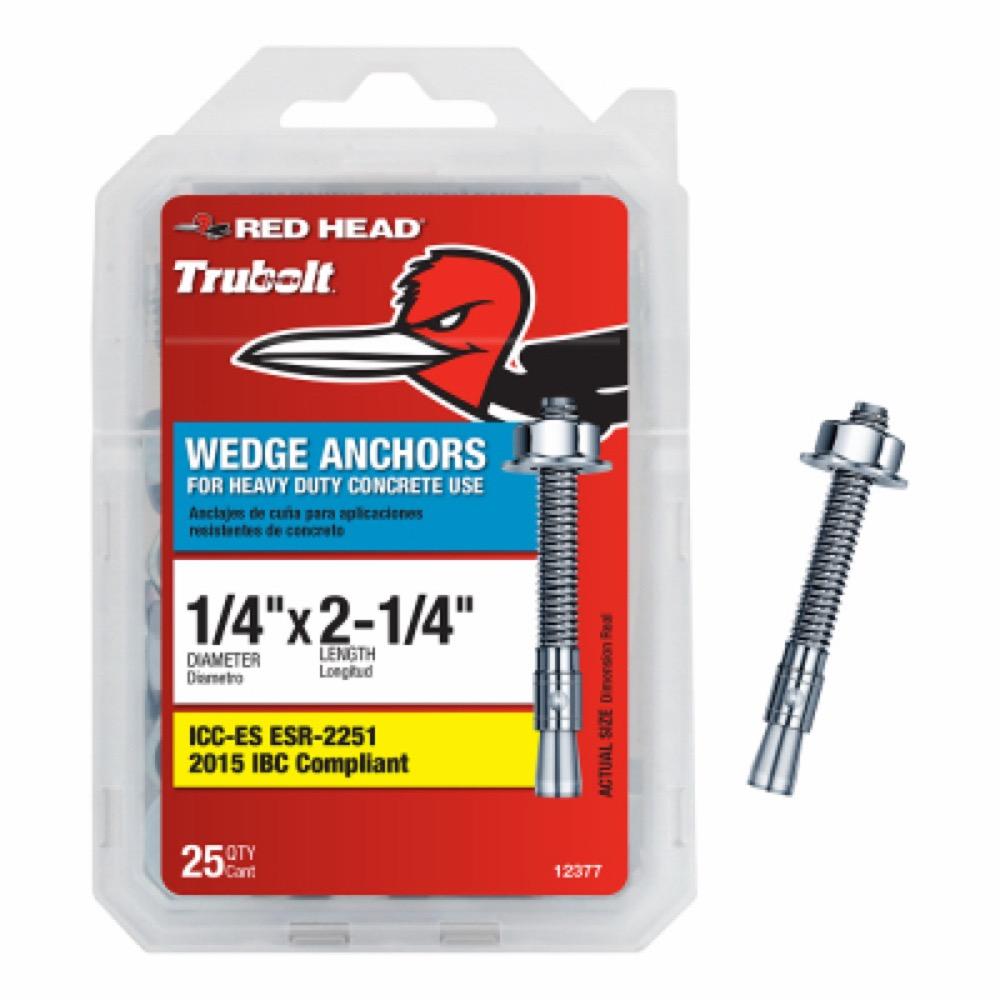 25PK 1/4x2-1/4 Anchor