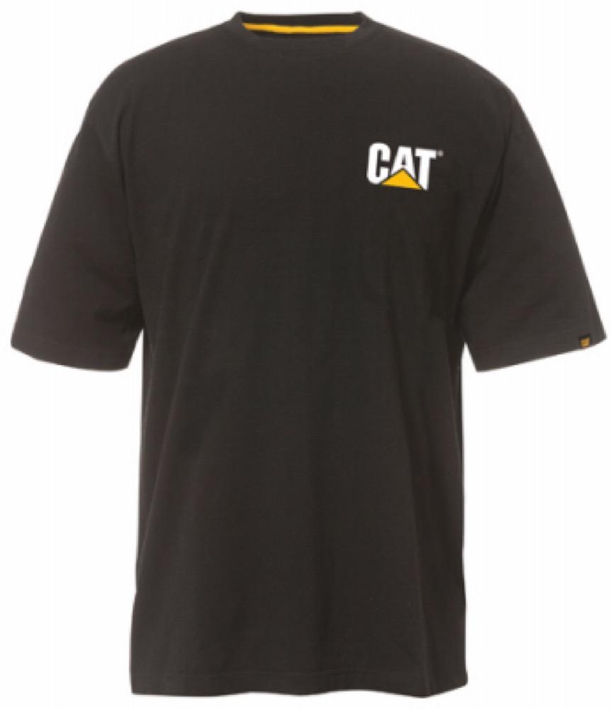 CAT 2XL BLK S/S Tee