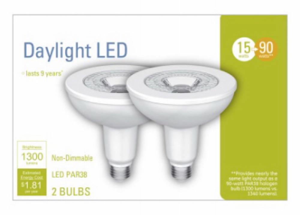 GE2PK 15W WW Par38Bulb
