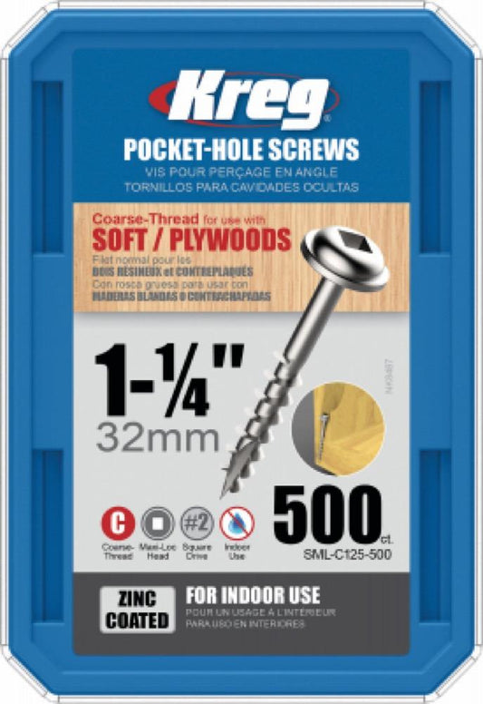 500CT 1-1/4"Hole Screws