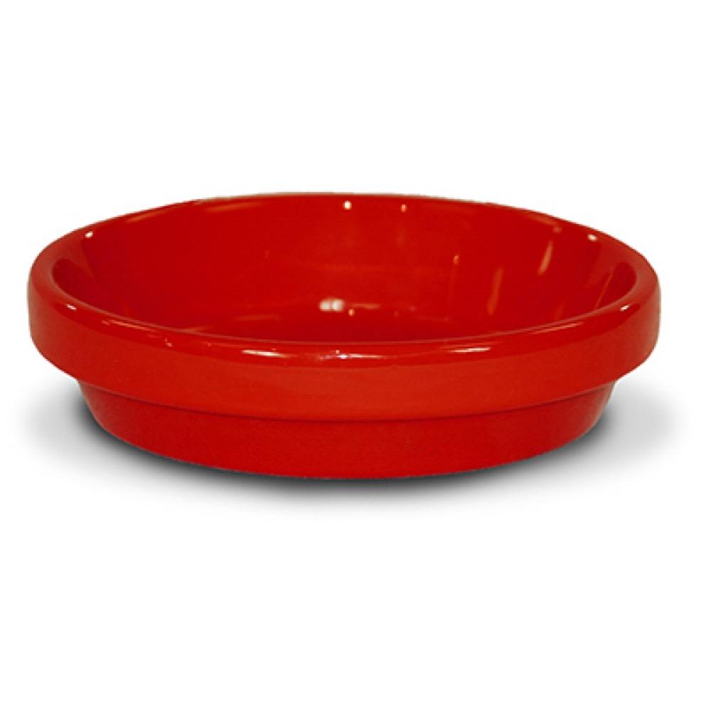 5.75" RED Cera Saucer