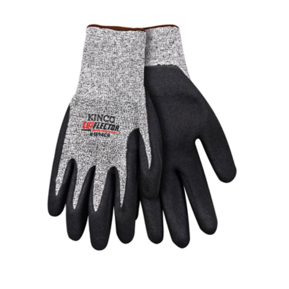 LG WHT/BLK Cutfl Glove
