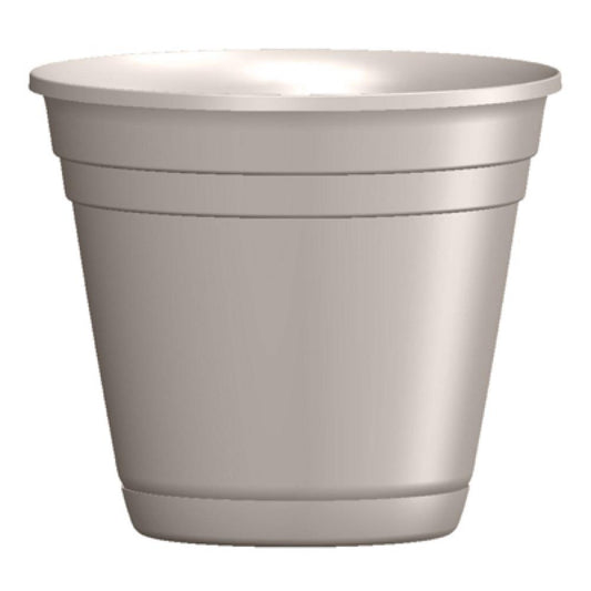 8" Taupe Riverl Planter