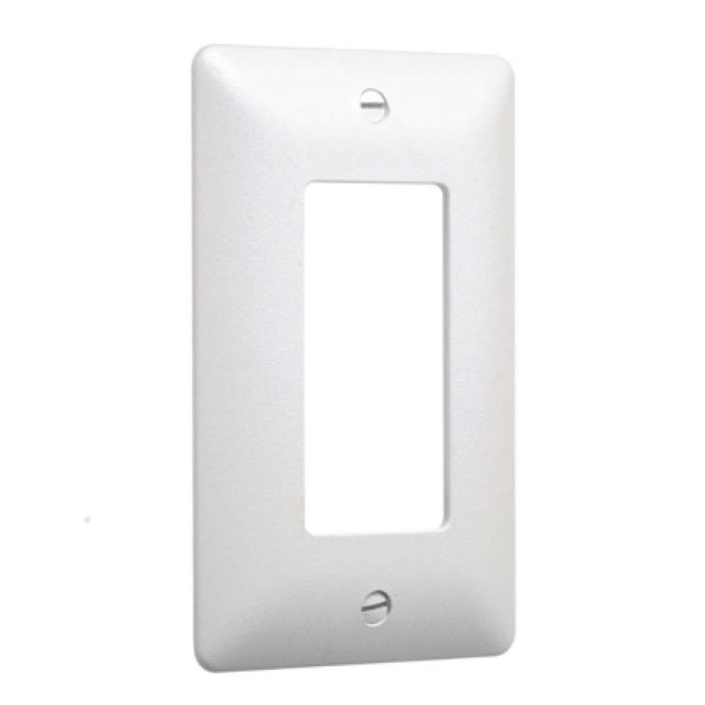 WHT 1G Deco Wall Plate