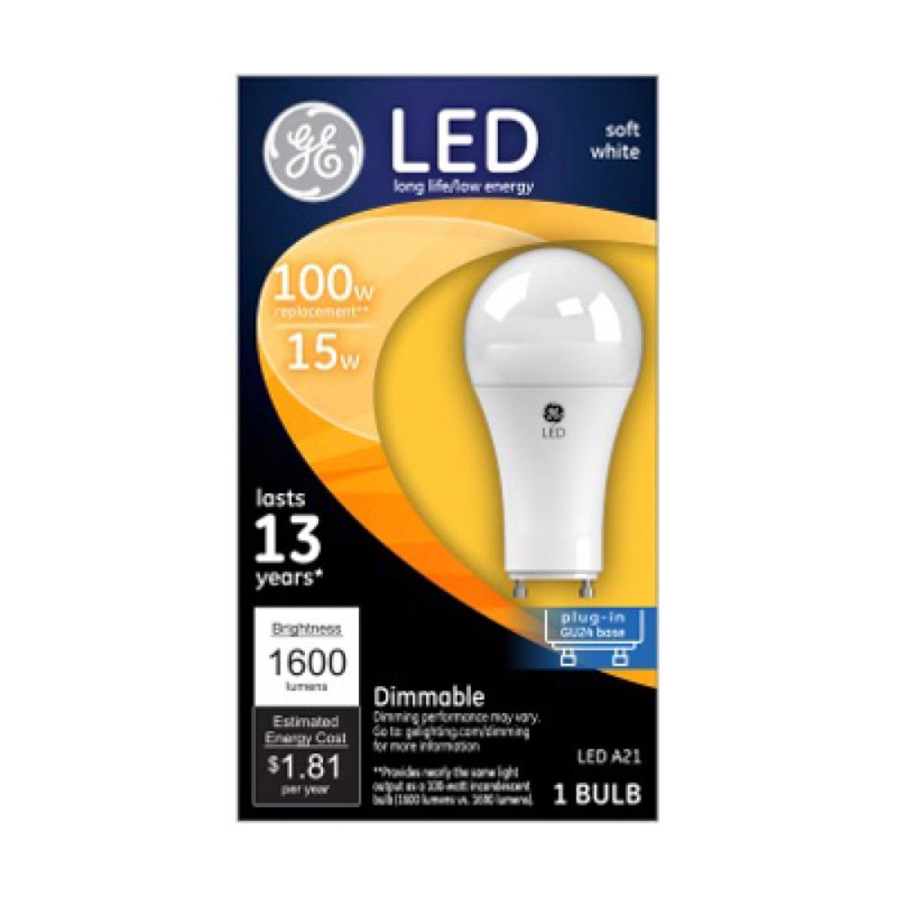 GE 15W SW Fros A21 Bulb