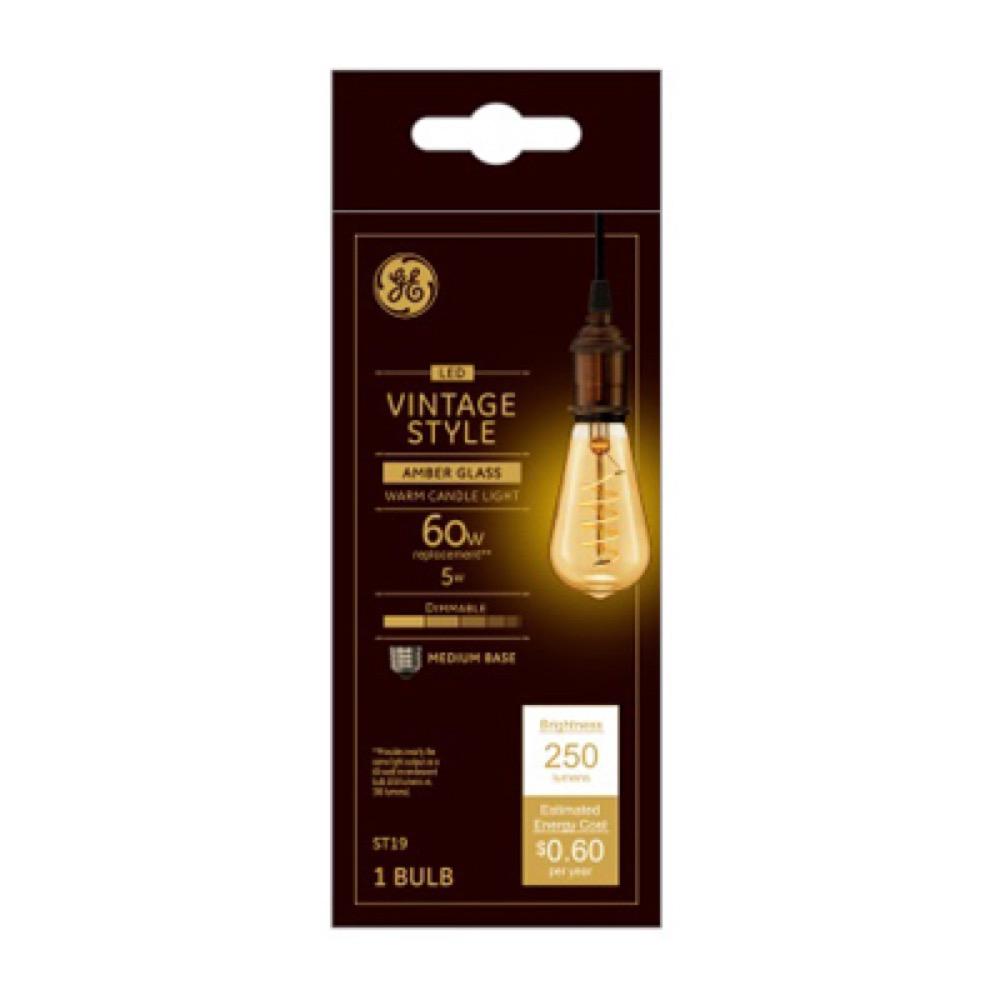 GE 5W WW Cand Vint Bulb