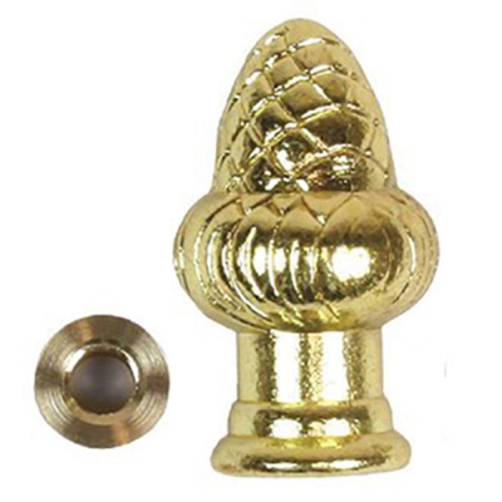 1-1/2" BRS Acorn Finial