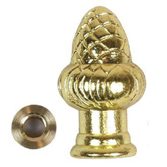 1-1/2" BRS Acorn Finial