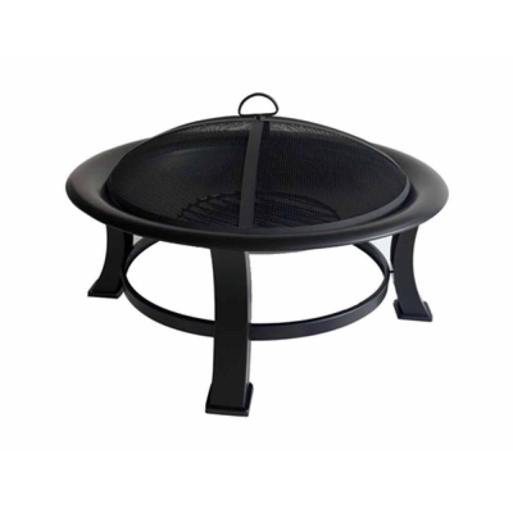 FS 30" BLK WD Fire Pit