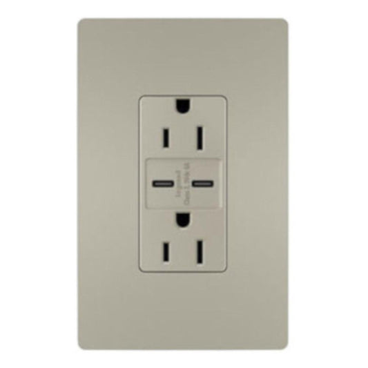 15A NI TypeC USB Plate