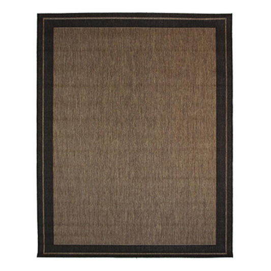 5x7 BRN/BLK Border Rug