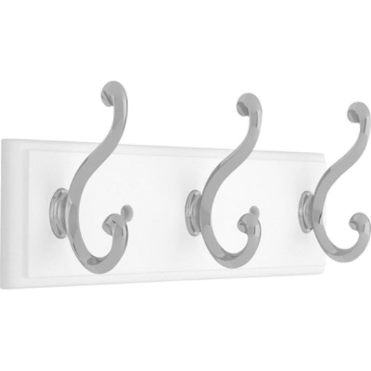 10"WHT Scroll Hook Rack