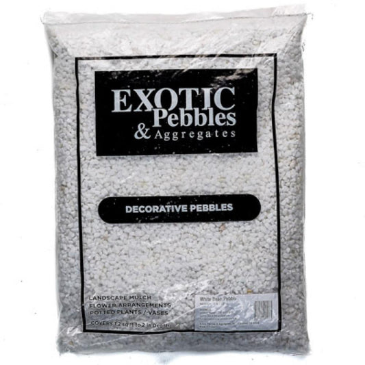 20LB WHT Bean Pebbles