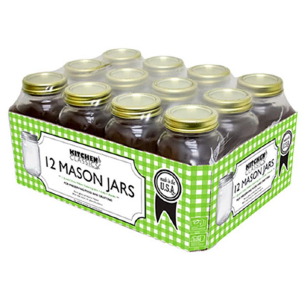 12PK QT Smooth Can Jar