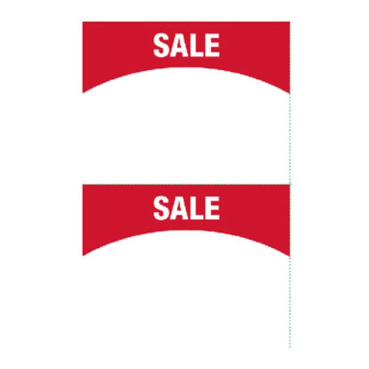 50PK 2Up SaleSign Stock