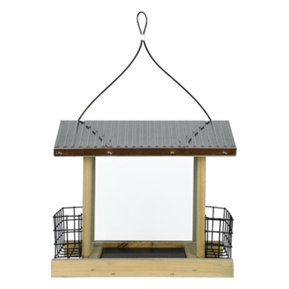 Rust Hopper Bird Feeder