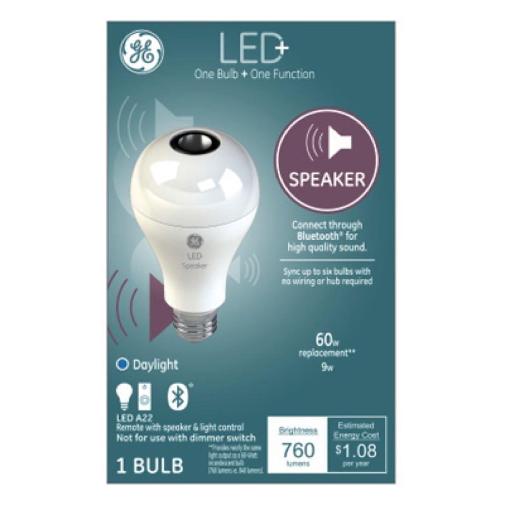 GE 9W Speaker Bulb