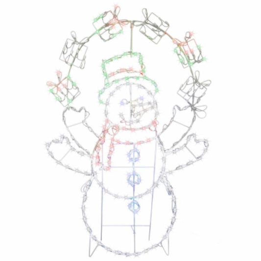 60" LED Wire Snowman