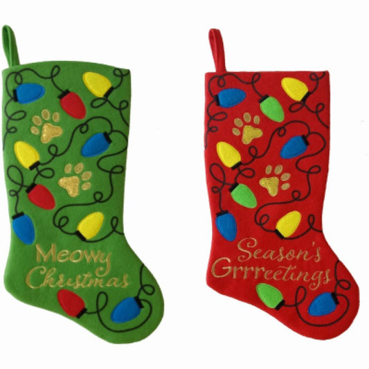 19" Fleece Pet Stocking