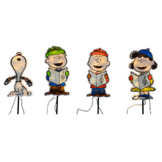 26" Peanuts Carolers