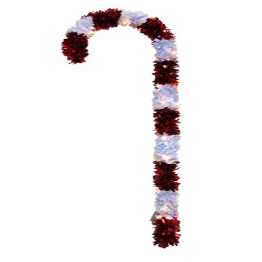 44" Lighted Candy Cane