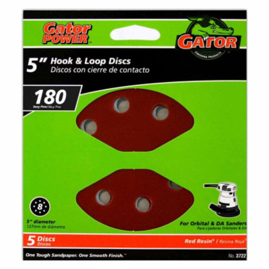5PK 5"8HoleHL 180G Disc