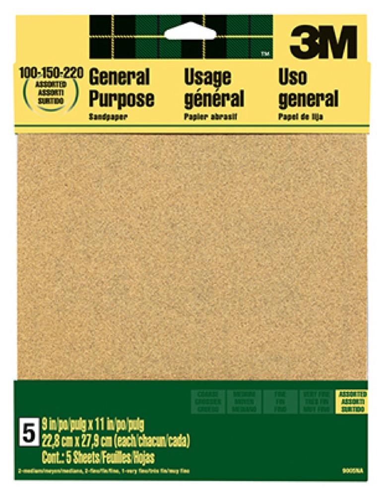 5PK 220G ALO Sandpaper