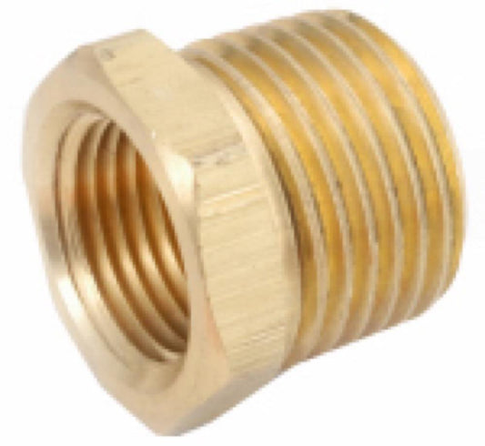1/2x3/8 BRS Hex Bushing