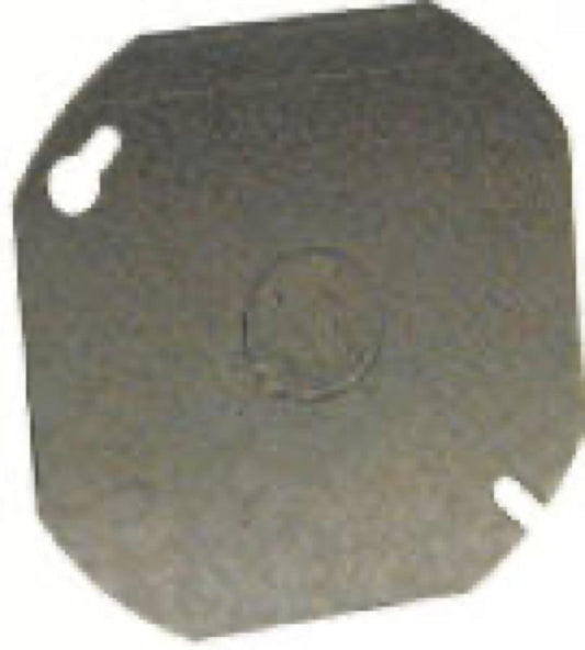 4" BLNK 1/2KO OCT Cover