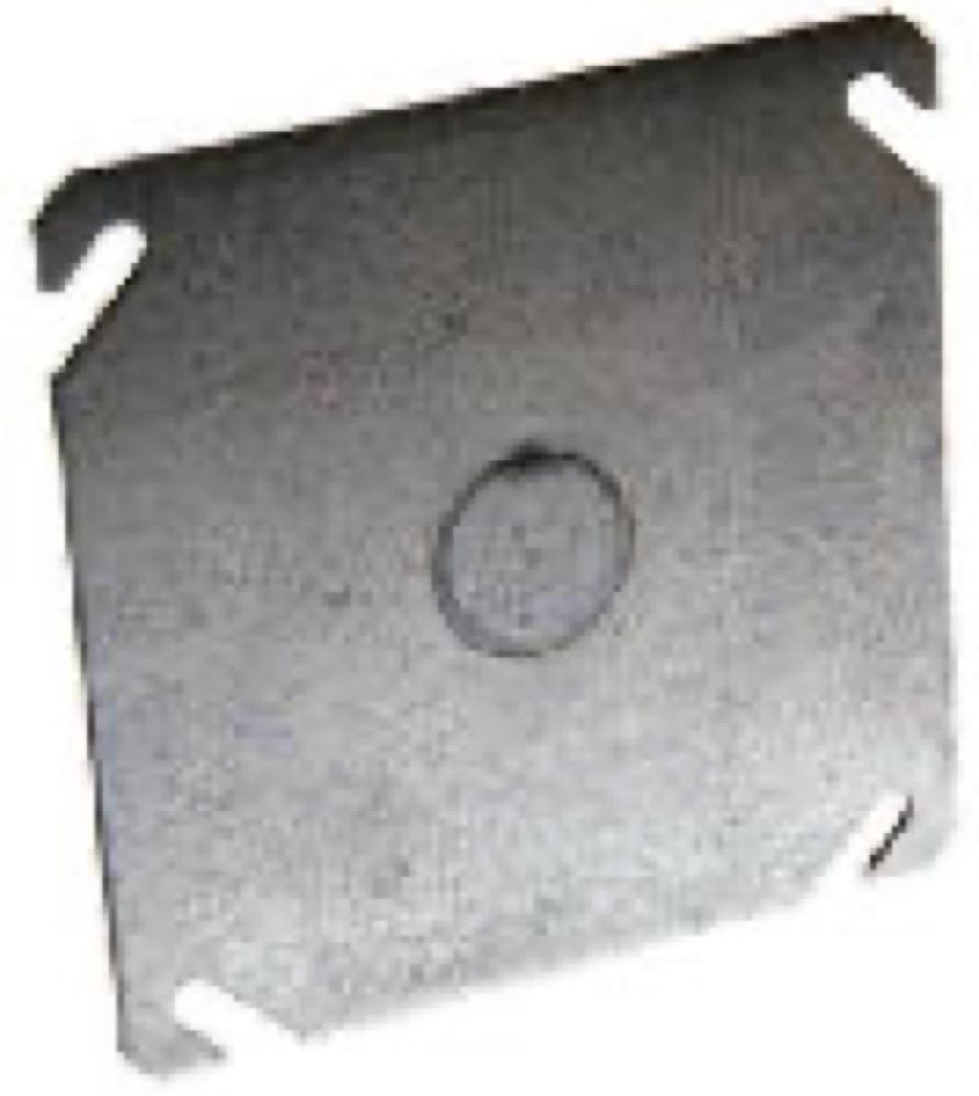 4" SQ 1/2KO Box Cover