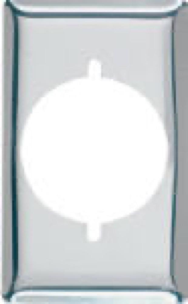 1G 2.15" CHR Wall Plate