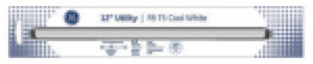 GE 8W 12" CW Fluo Bulb