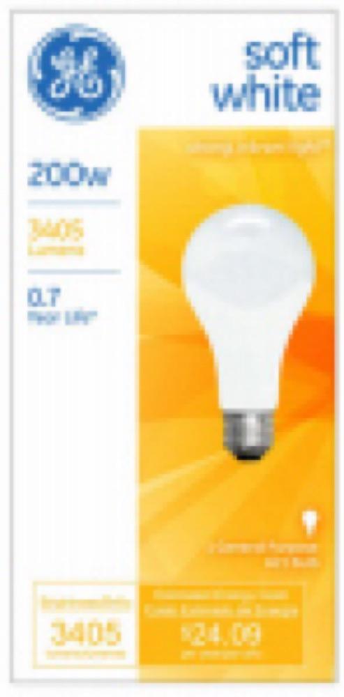 GE 200W SW LGT Bulb