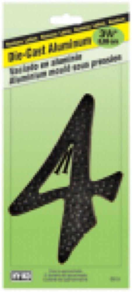 3-1/2" BLK ALU Number 4