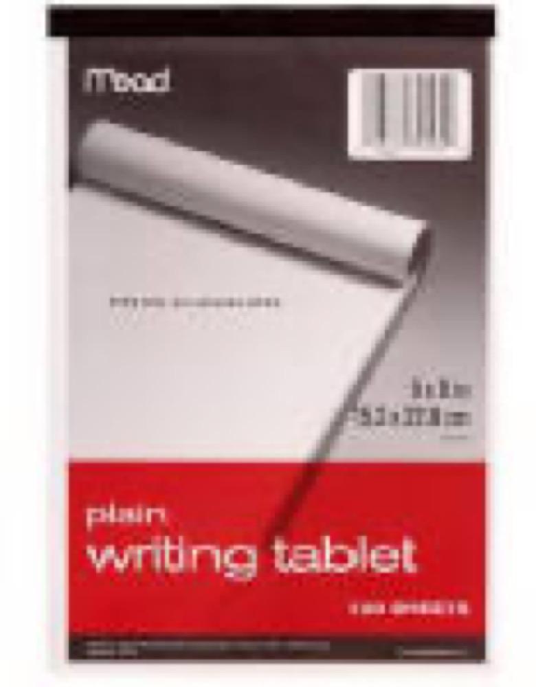6x9Plain Writing Tablet
