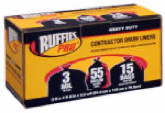 15PK 55GAL BLK Liner