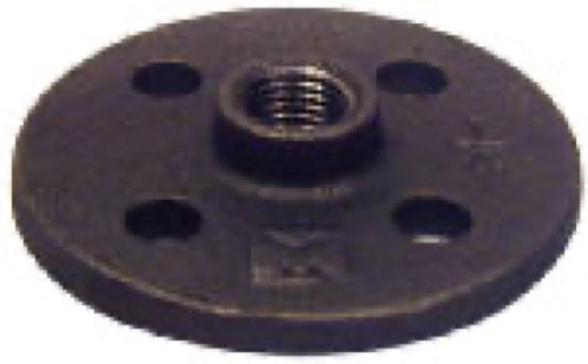 1/4" BLK FLR Flange