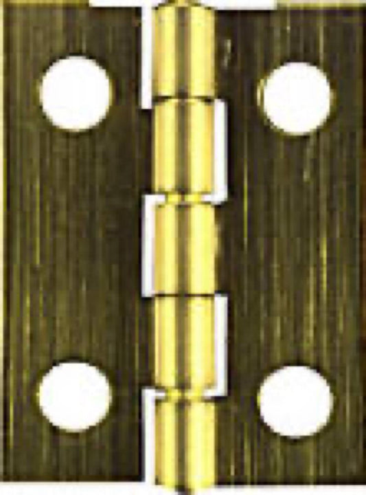 2PK 1-1/2x7/8 BRS Hinge