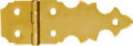 2PK 5/8"BRS Decor Hinge