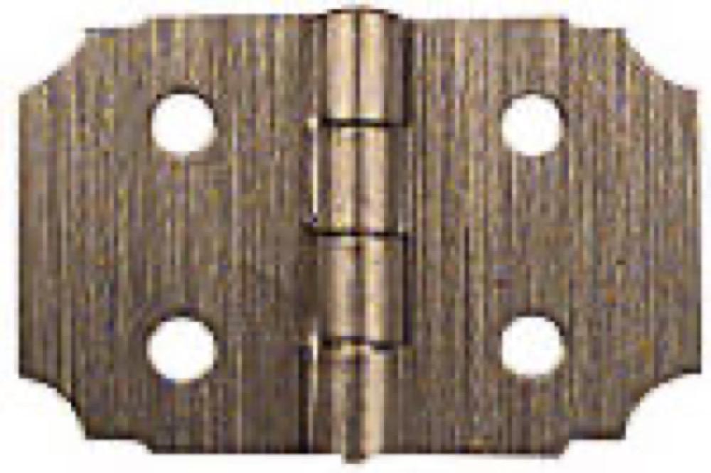 2PK 5/8"BRS Decor Hinge