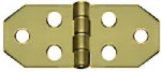 2PK 3/4"BRS Decor Hinge
